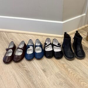 Pepa London Girl Dress Shoes in Burgundy , Blue, and Black (27 EU / 10 US)